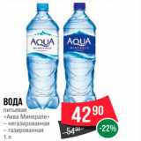 Магазин:Spar,Скидка:Вода питьевая «Аква Минерале»