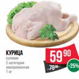 Магазин:Spar,Скидка:Курица
суповая
2 категория
замороженная