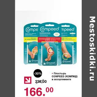 Акция - Пластырь Compeed