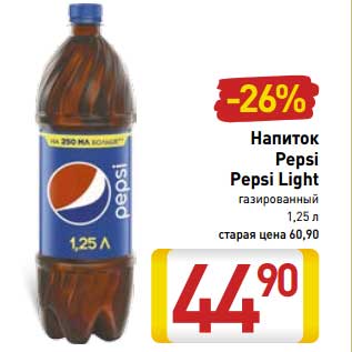 Акция - Напиток Pepsi/Pepsi Light