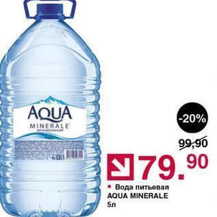 Акция - Вода питьевая AQUA MINERALE