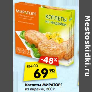 Акция - Котлеты Мираторг