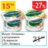 Магазин:Седьмой континент,Скидка:Йогурт Оптималь 2%