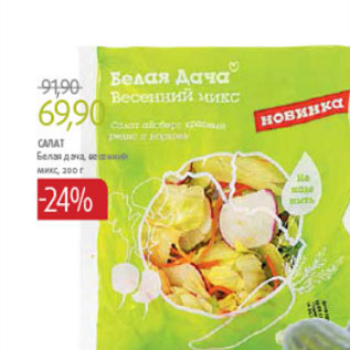 Акция - САЛАТ БЕЛАЯ ДАЧА ВЕСЕННИЙ МИКС