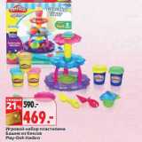 Магазин:Окей,Скидка:Игровой набор пластилина Башня из Кексов Play-Doh Hasbro