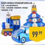 Магазин:Лента,Скидка:НАБОР ЕЛОЧНЫХ УКРАШЕНИЙ HOMECLUB,