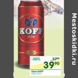 Магазин:Перекрёсток,Скидка:Пиво Koff 4,5%