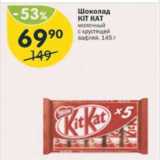 Магазин:Перекрёсток,Скидка:Шоколад Kit Kat