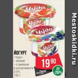 Магазин:Spar,Скидка:Йогурт
«Чудо»
– вязкий
– с джемом
в ассортименте
2.5%
125 г