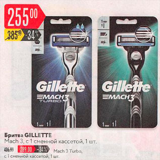 Акция - Бритва Gillette