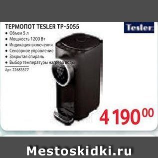 Акция - ТЕРМОПОТ ТESLER