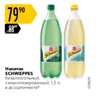 Акция - Напиток Schweppes б/а