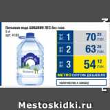Метро Акции - Питьевая вода ШИШКИН ЛЕС без газа