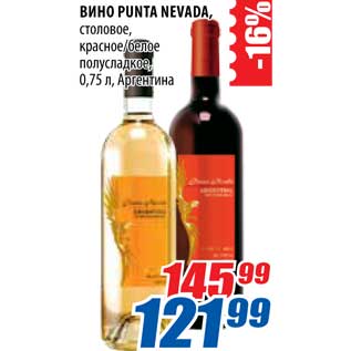 Акция - Вино Punta Nevada
