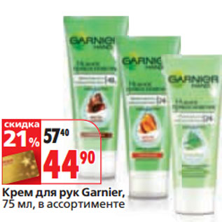 Акция - Крем для рук Garnier