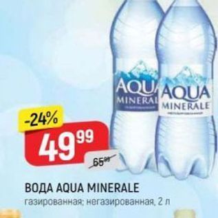 Акция - Вода AQUA MINERALE