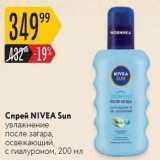 Магазин:Карусель,Скидка:Спрей NIVEA Sun 