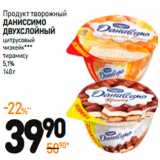 Дикси Акции - ПРОДУКТ ТВОРОЖНЫЙ ДАНИССИМО ДВУХСЛОЙНЫЙ