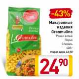 Магазин:Билла,Скидка:Макаронные изделия Granmulino 