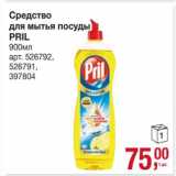 Магазин:Метро,Скидка:Средство для мытья посуды Pril 