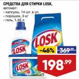 Магазин:Лента,Скидка:СРЕДСТВА ДЛЯ СТИРКИ LOSK,
автомат: