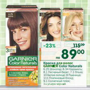 Акция - Краска для волос Garnier Color Naturals