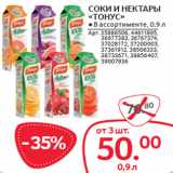 Selgros Акции - СОКИ И НЕКТАРЫ
«ТОНУС»