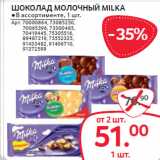 Магазин:Selgros,Скидка:ШОКОЛАД МОЛОЧНЫЙ MILKA