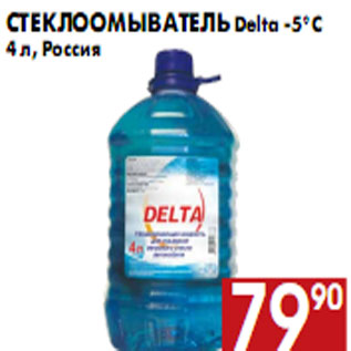 Акция - Стеклоомыватель Delta -5°C 4 л, Россия