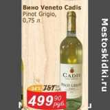 Мой магазин Акции - Вино Veneto Cadis Pinot Grigio 