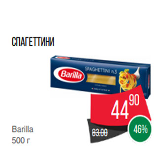 Акция - Спагеттини Barilla 500 г