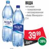 Spar Акции - Вода
питьевая
– газированная
– негазированная
«Аква Минерале»
2 л