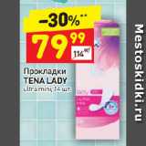 Магазин:Дикси,Скидка:Прокладки
TENA LADY
ultra mini