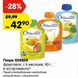 Магазин:Карусель,Скидка:Пюре Gerber 