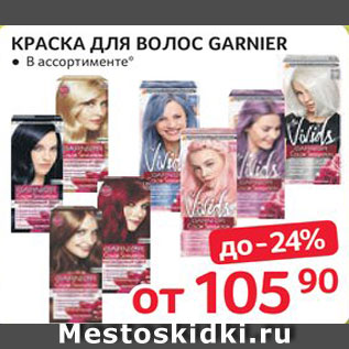 Акция - Краска для волос Garnier