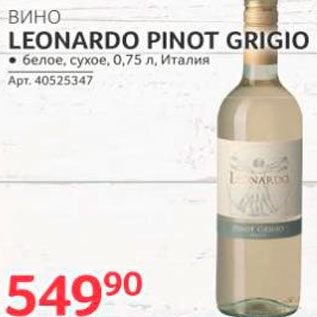 Акция - Вино Leonardo