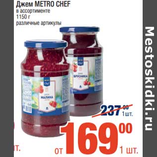 Акция - Джем Mtero Chef