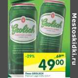 Магазин:Перекрёсток,Скидка:Пиво Grolsch Premium 4,9%
