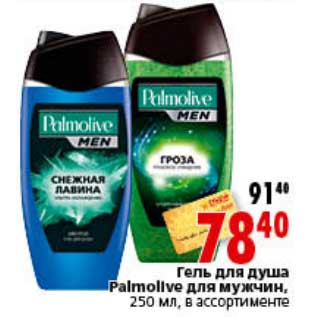 Акция - Гель для душа Palmolive для мужчин