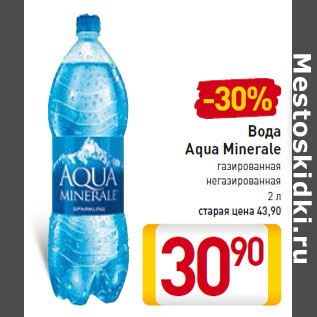 Акция - Вода Aqua Minerale