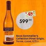 Магазин:Пятёрочка,Скидка:Вино Sommeller`s Collection Pinot Grigio