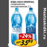 Вода Aqua Minerale, газированная, негазированная