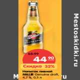 Магазин:Карусель,Скидка:Напиток пивной
MILLER Genuine draft,
4,7 %, 