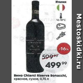 Акция - Вино Chianti Riserva Bonacchi