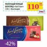Магазин:Седьмой континент,Скидка:Молочный/темный 
шоколад «Karl Fazer» 
 Финляндия