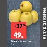 Магазин:Виктория,Скидка:Яблоки Антоновка
1 кг