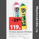 Магазин:Виктория,Скидка:Чистящее средство СИФ Крем
Актив лимон/Зеленая
свежесть, 500 мл