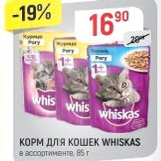 Акция - КОРМ ДлЯ КОШЕК WHISKAS