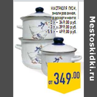 Акция - Кастрюля Гуси,