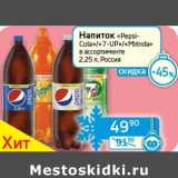 Магазин:Седьмой континент, Наш гипермаркет,Скидка:Напиток «Pepsi-Cola»/«7-Up»/«Mirinda» 